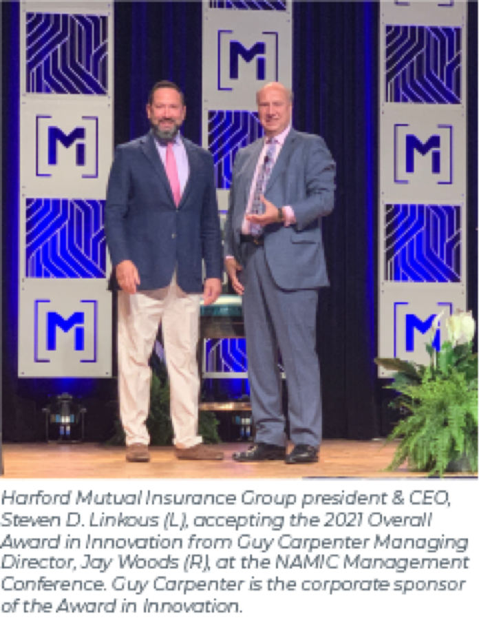 Harford Mutual Insurance Group Wins NAMIC Overall Award In Innovation